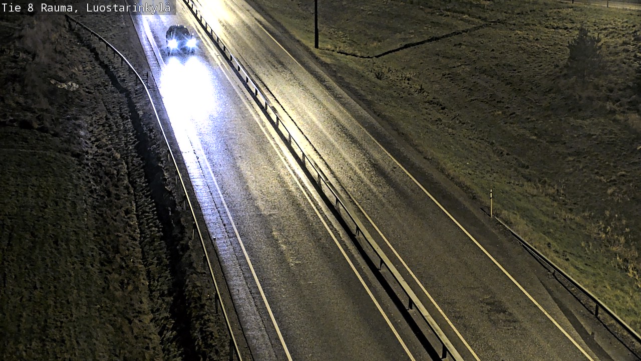 Weather Camera Image Väg 8 Raumo, Luostarinkylä, Rauma, Satakunta