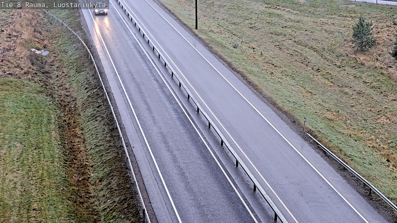 Weather Camera Image Väg 8 Raumo, Luostarinkylä, Rauma, Satakunta