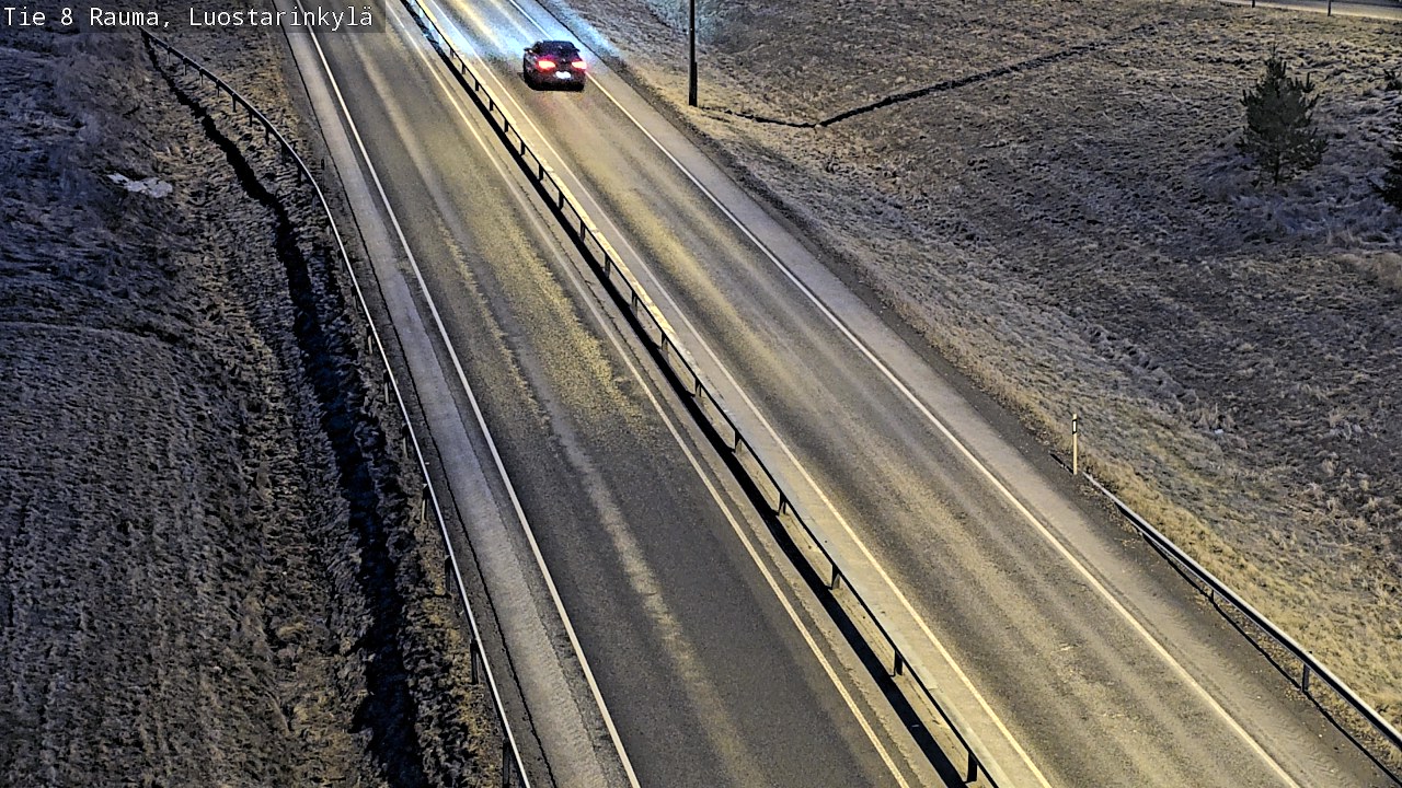 Weather Camera Image Väg 8 Raumo, Luostarinkylä, Rauma, Satakunta