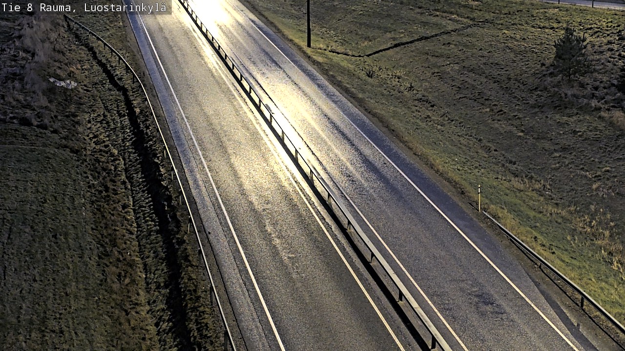 Weather Camera Image Väg 8 Raumo, Luostarinkylä, Rauma, Satakunta