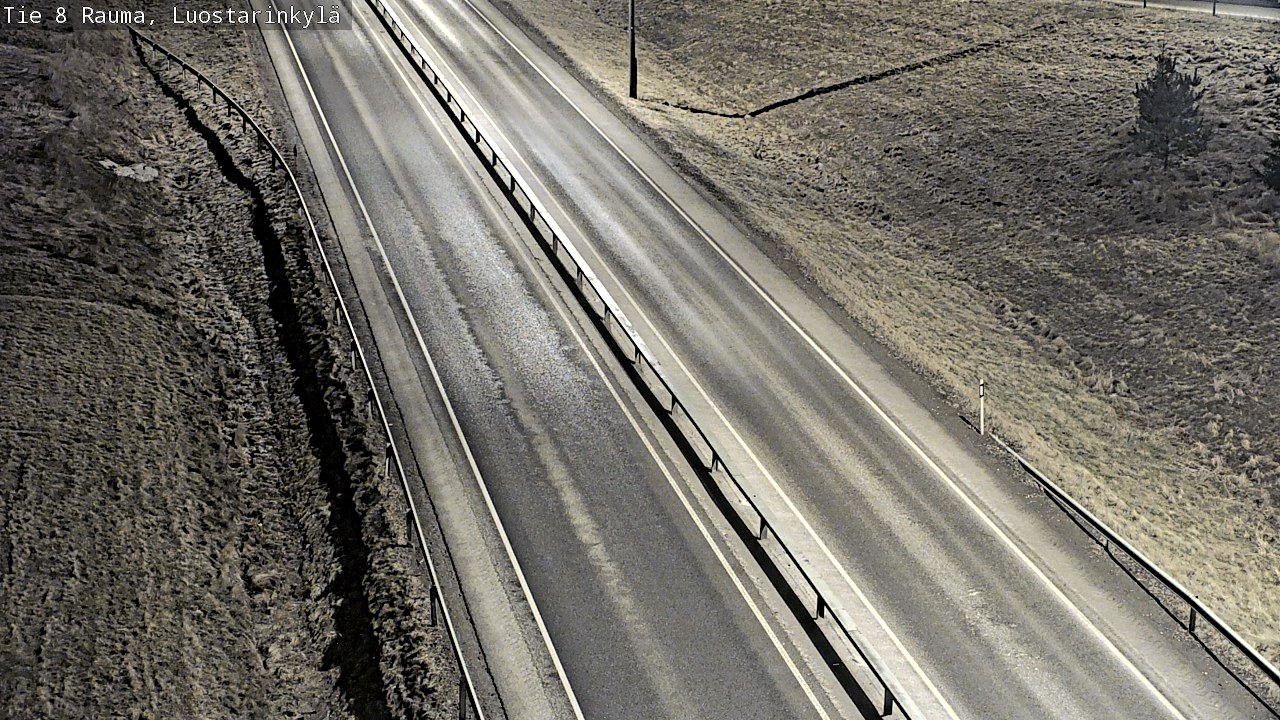 Weather Camera Image Väg 8 Raumo, Luostarinkylä, Rauma, Satakunta