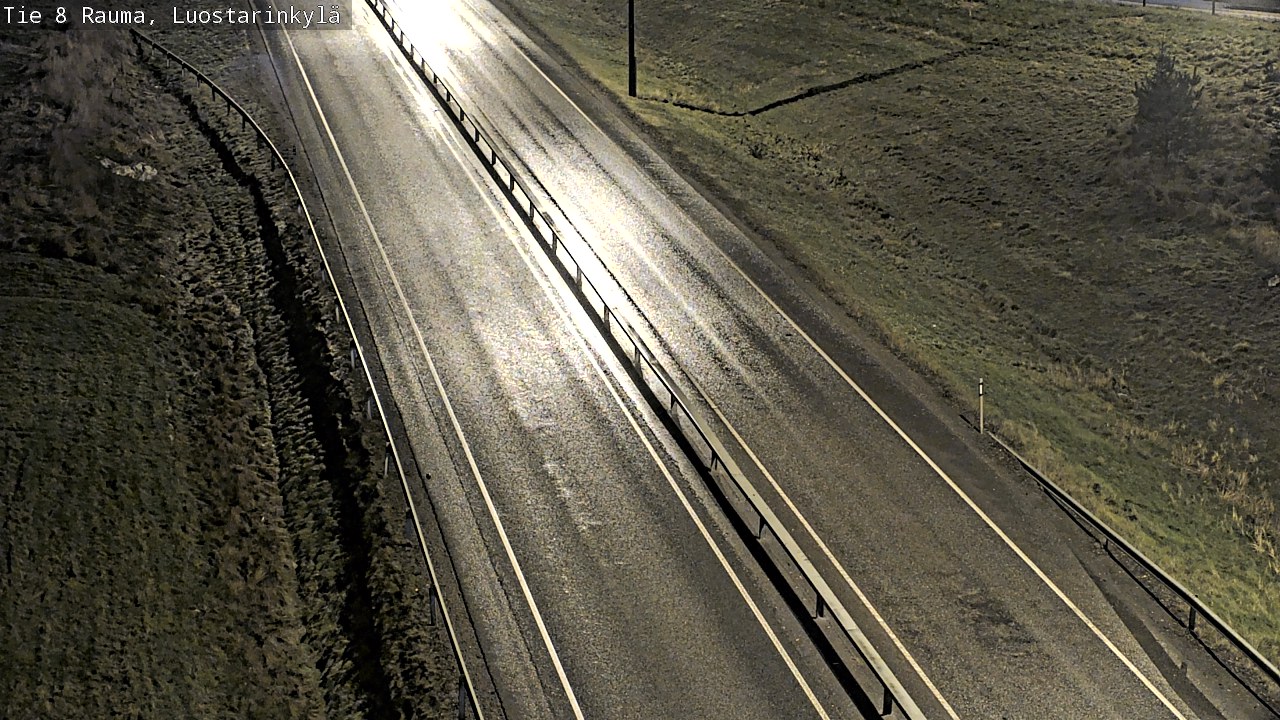 Weather Camera Image Väg 8 Raumo, Luostarinkylä, Rauma, Satakunta
