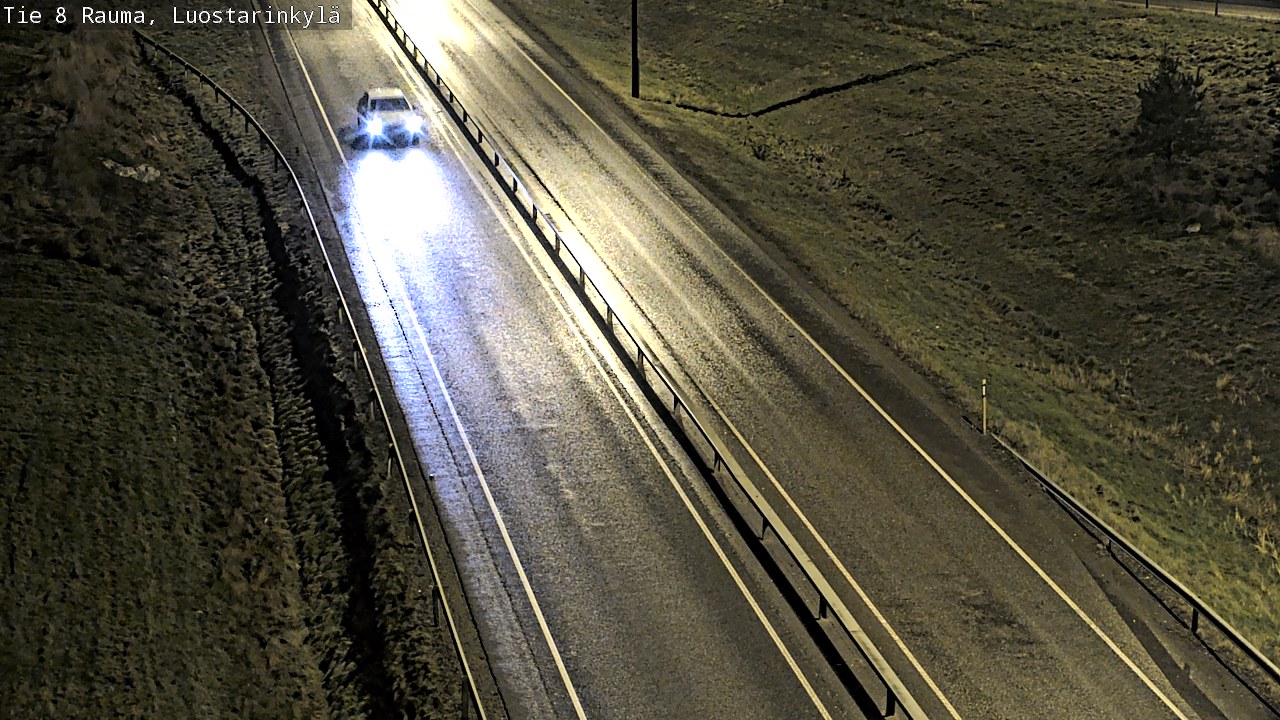 Weather Camera Image Väg 8 Raumo, Luostarinkylä, Rauma, Satakunta