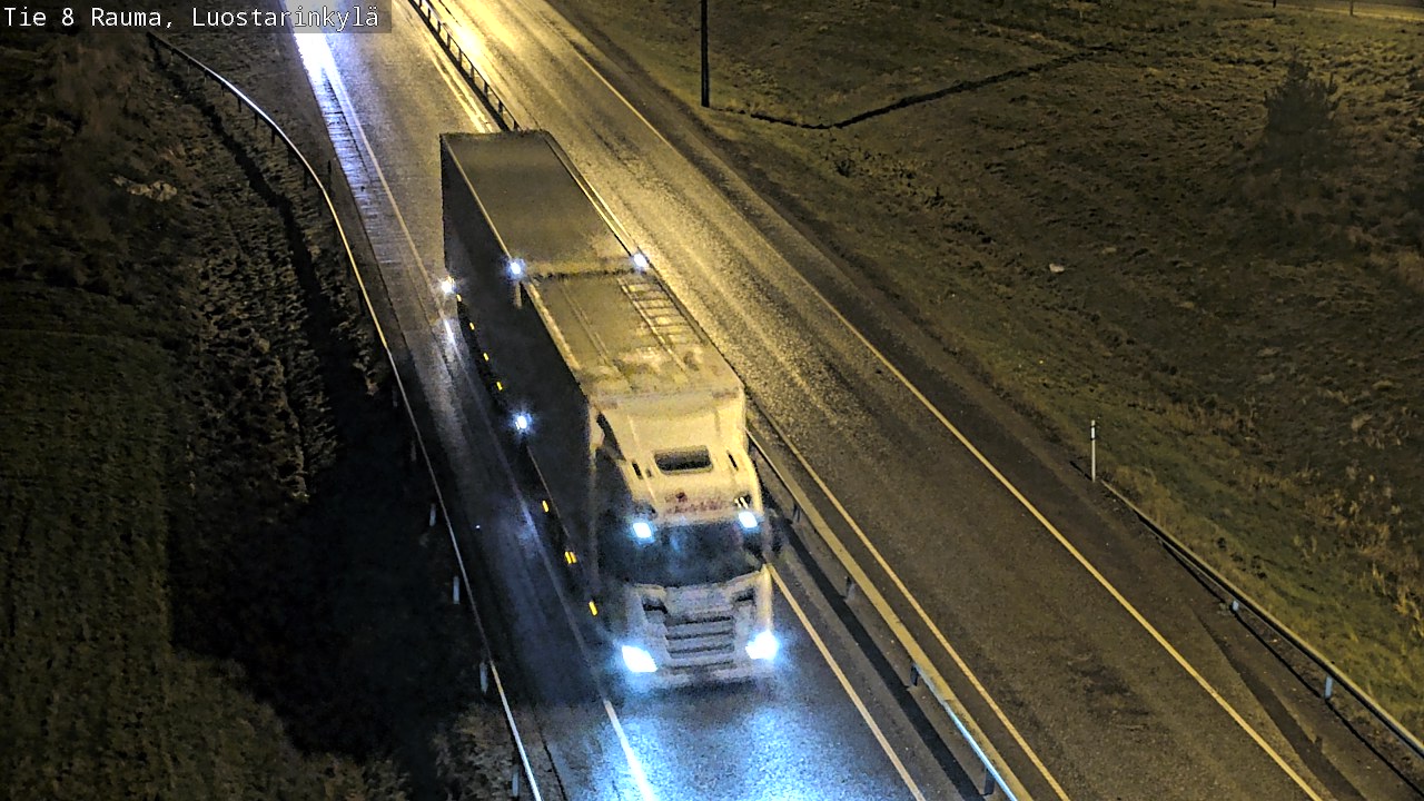 Weather Camera Image Väg 8 Raumo, Luostarinkylä, Rauma, Satakunta