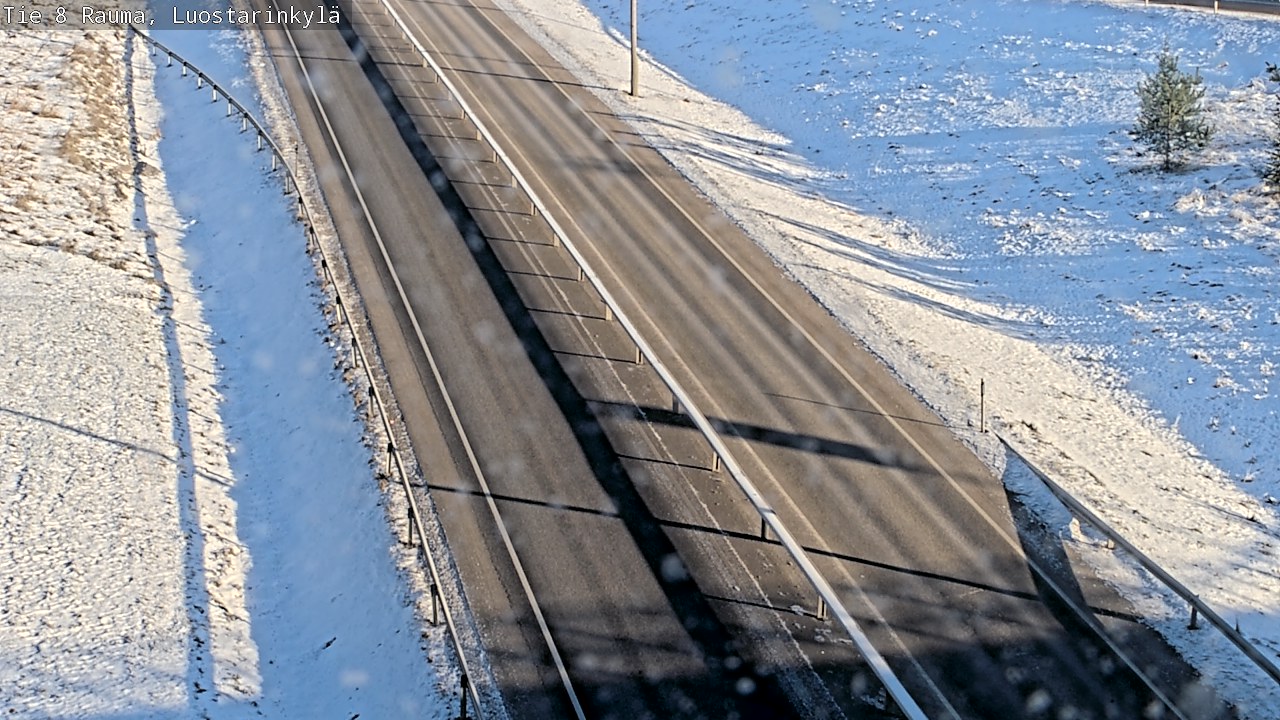 Weather Camera Image Road 8 Rauma, Luostarinkylä, Rauma, Satakunta