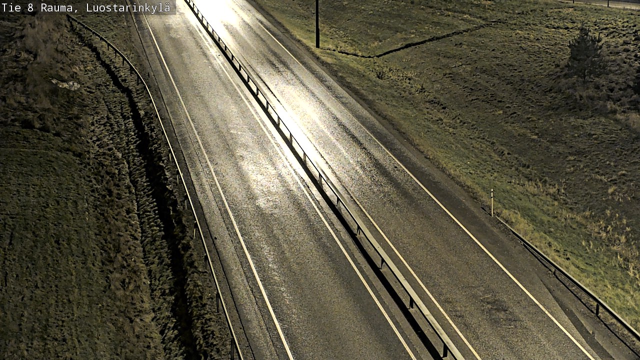 Weather Camera Image Väg 8 Raumo, Luostarinkylä, Rauma, Satakunta