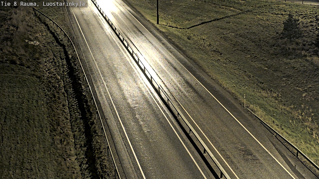 Weather Camera Image Väg 8 Raumo, Luostarinkylä, Rauma, Satakunta