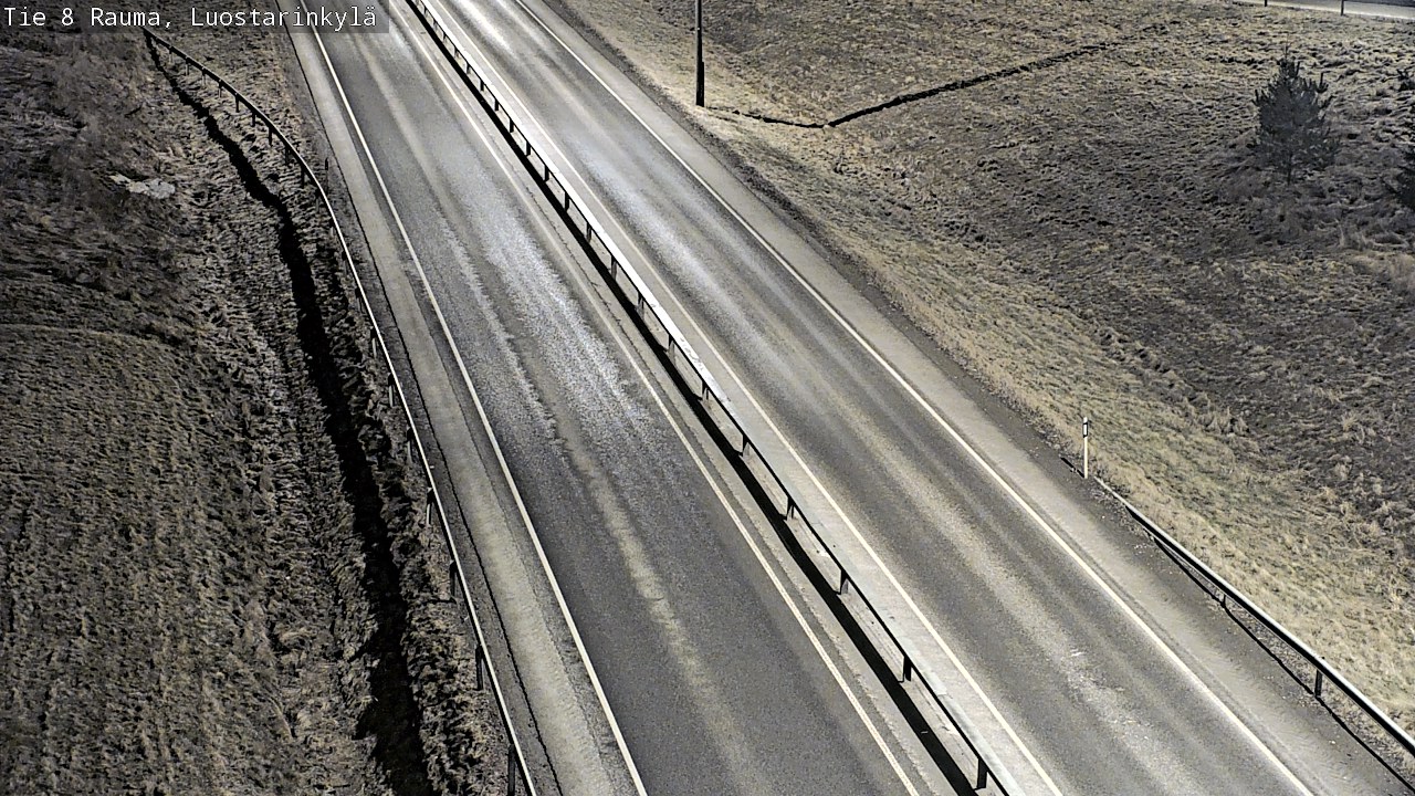 Weather Camera Image Väg 8 Raumo, Luostarinkylä, Rauma, Satakunta