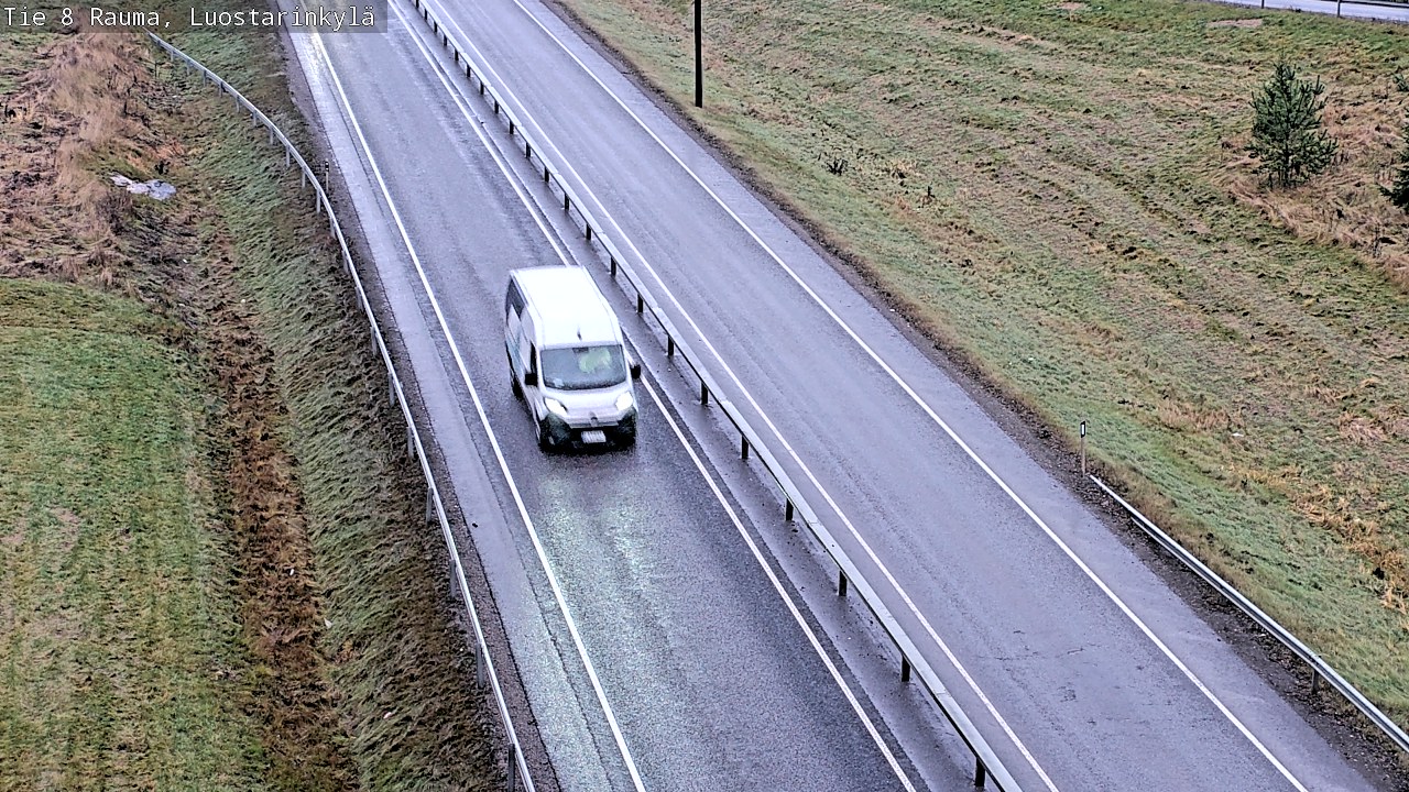 Weather Camera Image Väg 8 Raumo, Luostarinkylä, Rauma, Satakunta