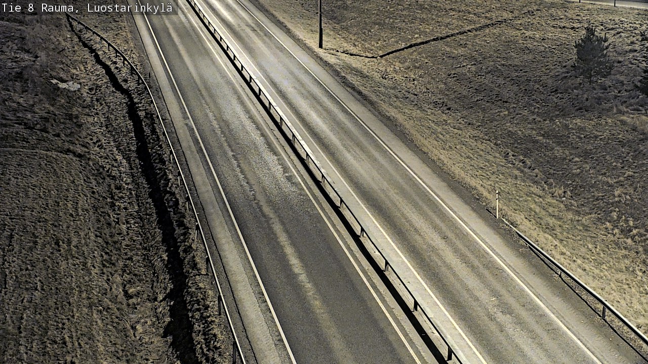 Weather Camera Image Väg 8 Raumo, Luostarinkylä, Rauma, Satakunta