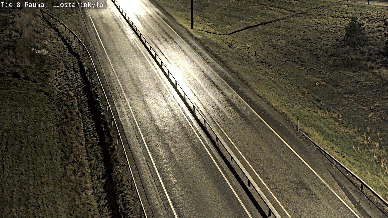 Weather Camera Image Väg 8 Raumo, Luostarinkylä, Rauma, Satakunta