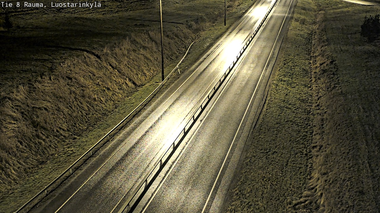 Weather Camera Image Väg 8 Raumo, Luostarinkylä, Rauma, Satakunta