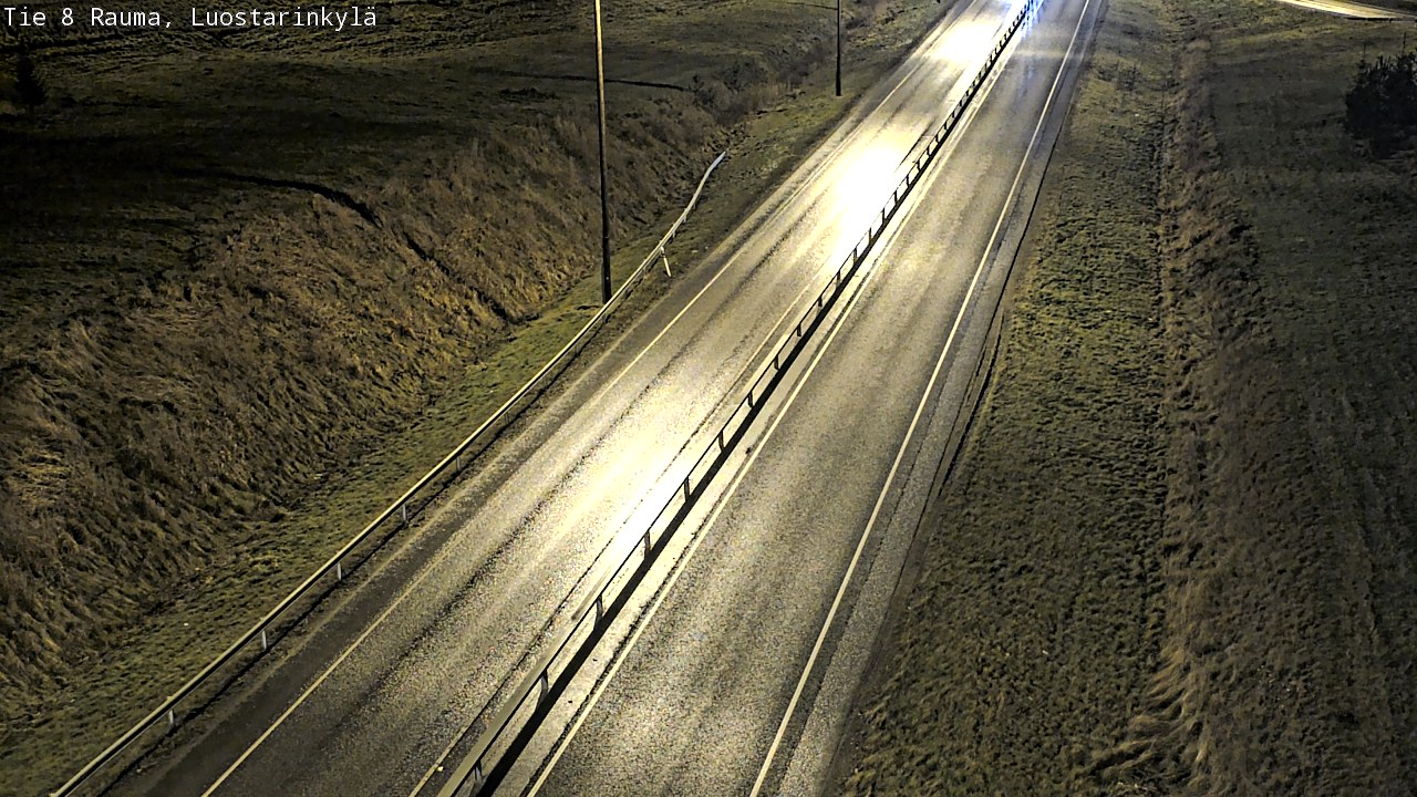 Weather Camera Image Väg 8 Raumo, Luostarinkylä, Rauma, Satakunta