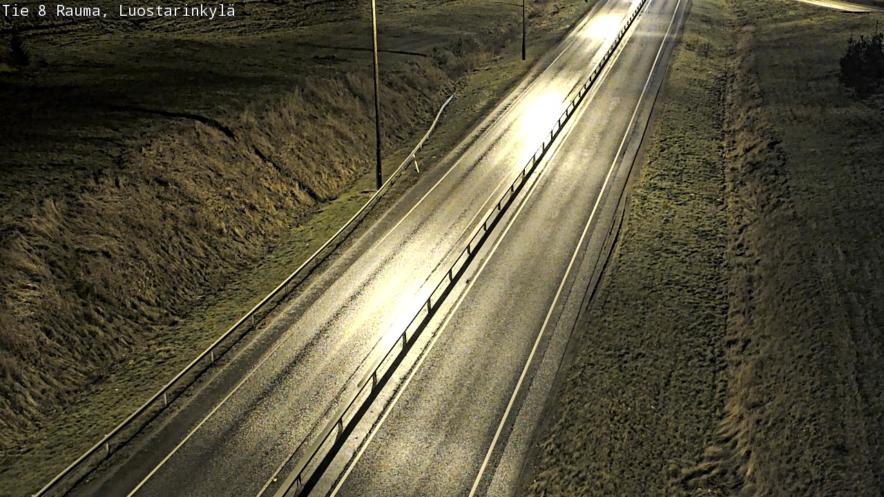 Weather Camera Image Väg 8 Raumo, Luostarinkylä, Rauma, Satakunta
