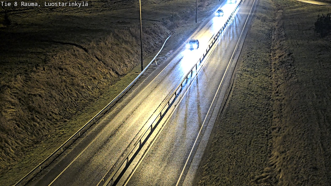 Weather Camera Image Väg 8 Raumo, Luostarinkylä, Rauma, Satakunta