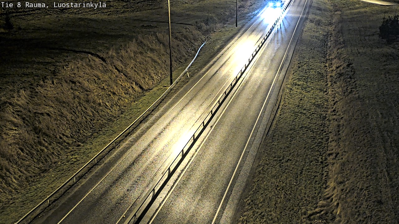 Weather Camera Image Väg 8 Raumo, Luostarinkylä, Rauma, Satakunta