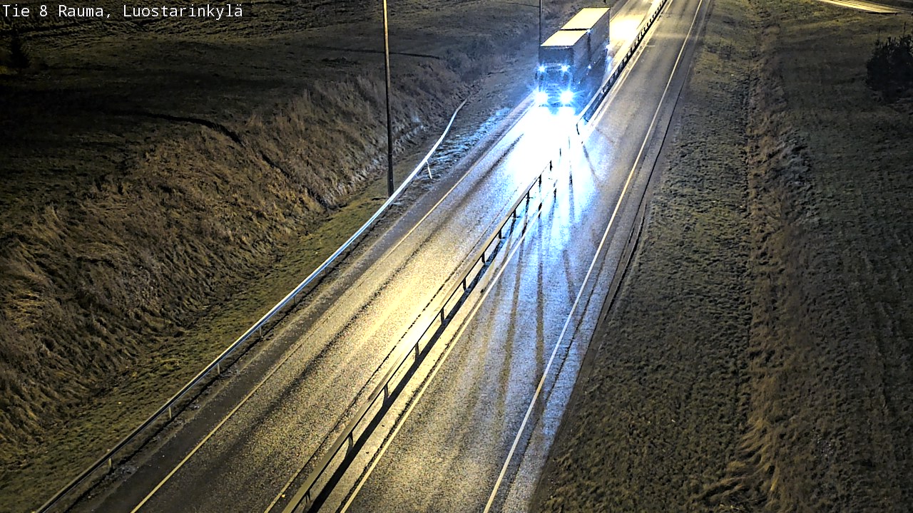Weather Camera Image Väg 8 Raumo, Luostarinkylä, Rauma, Satakunta