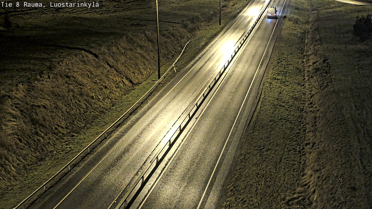 Weather Camera Image Väg 8 Raumo, Luostarinkylä, Rauma, Satakunta