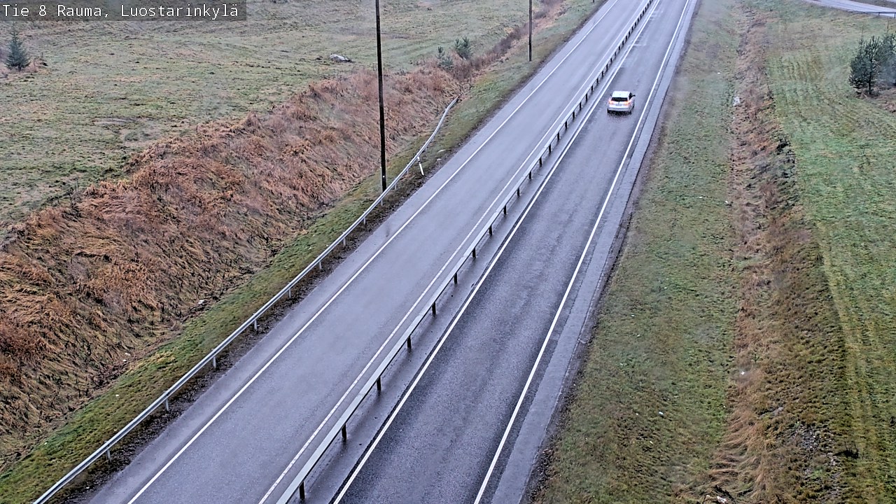 Weather Camera Image Väg 8 Raumo, Luostarinkylä, Rauma, Satakunta
