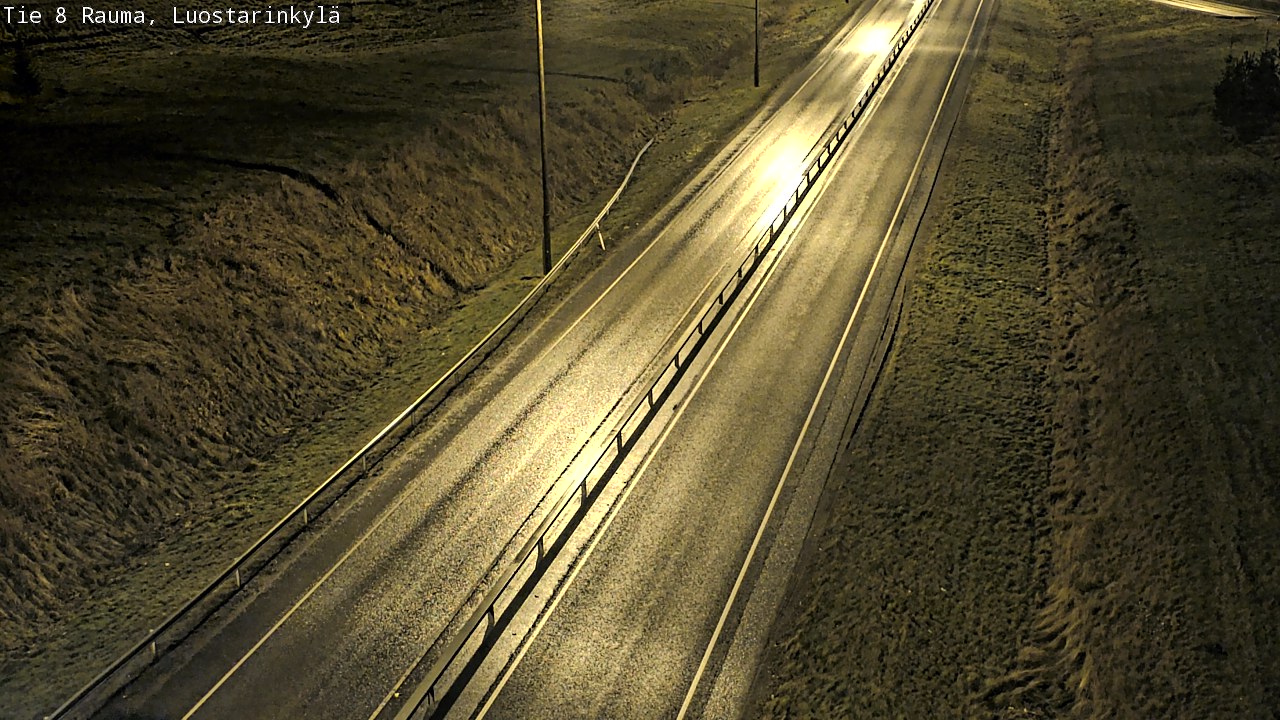 Weather Camera Image Väg 8 Raumo, Luostarinkylä, Rauma, Satakunta