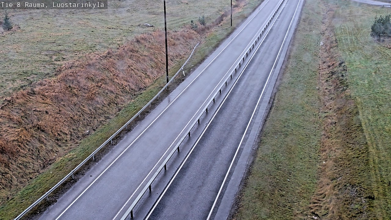 Weather Camera Image Väg 8 Raumo, Luostarinkylä, Rauma, Satakunta