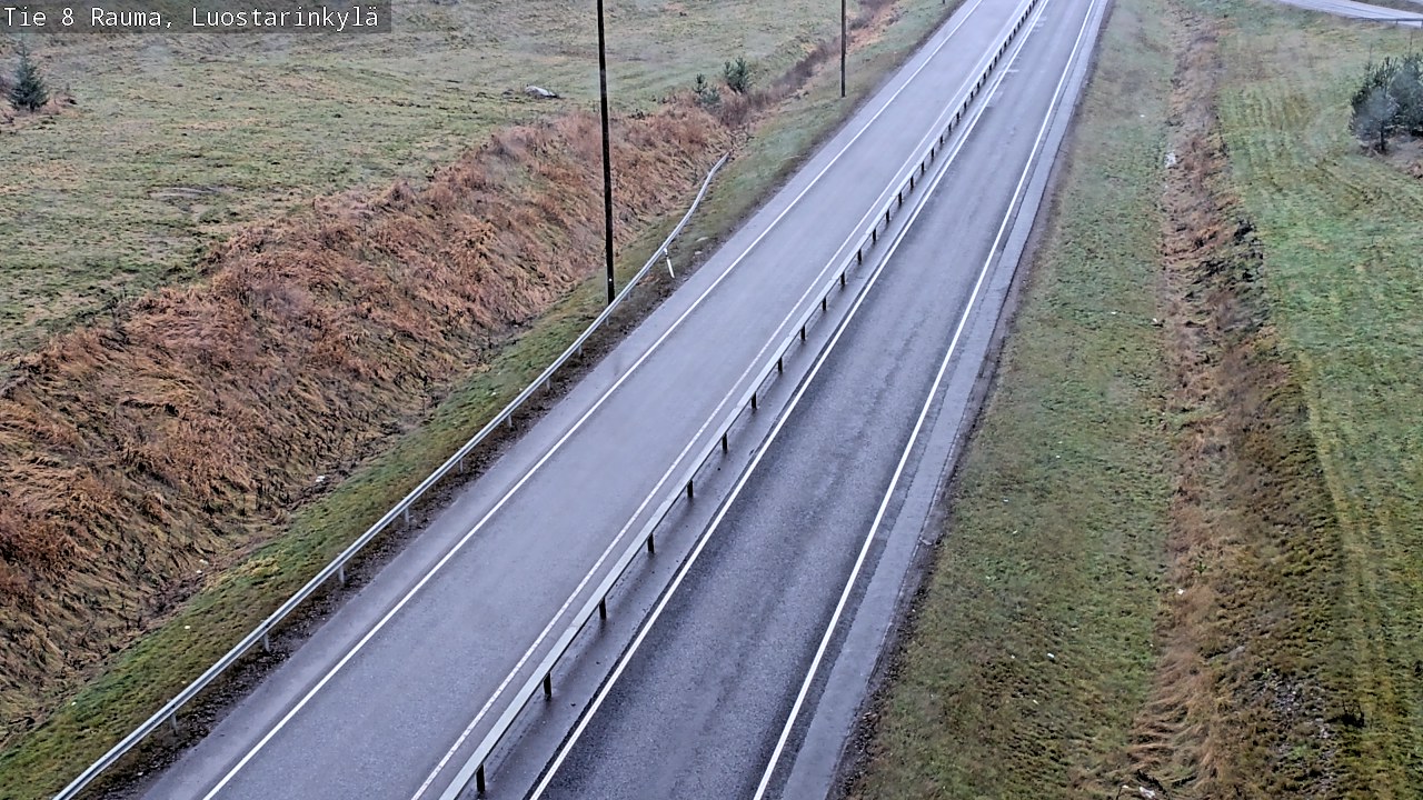Weather Camera Image Väg 8 Raumo, Luostarinkylä, Rauma, Satakunta