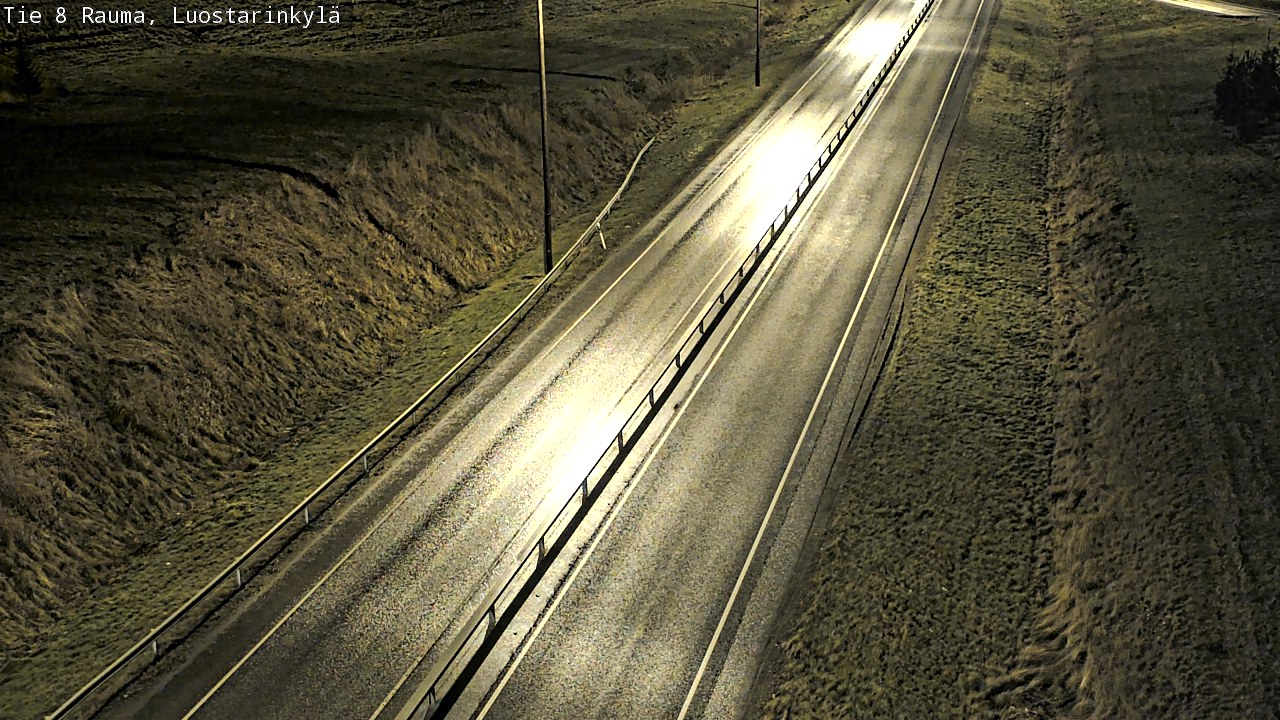 Weather Camera Image Väg 8 Raumo, Luostarinkylä, Rauma, Satakunta