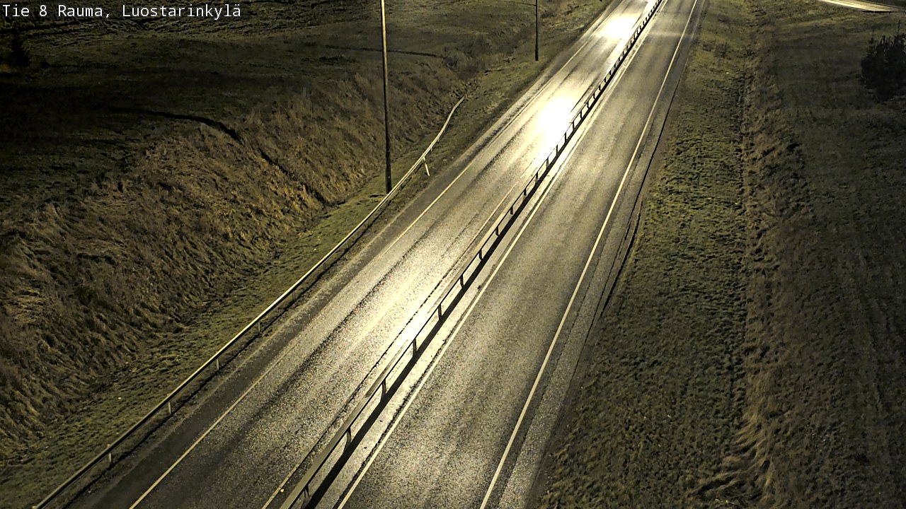 Weather Camera Image Väg 8 Raumo, Luostarinkylä, Rauma, Satakunta