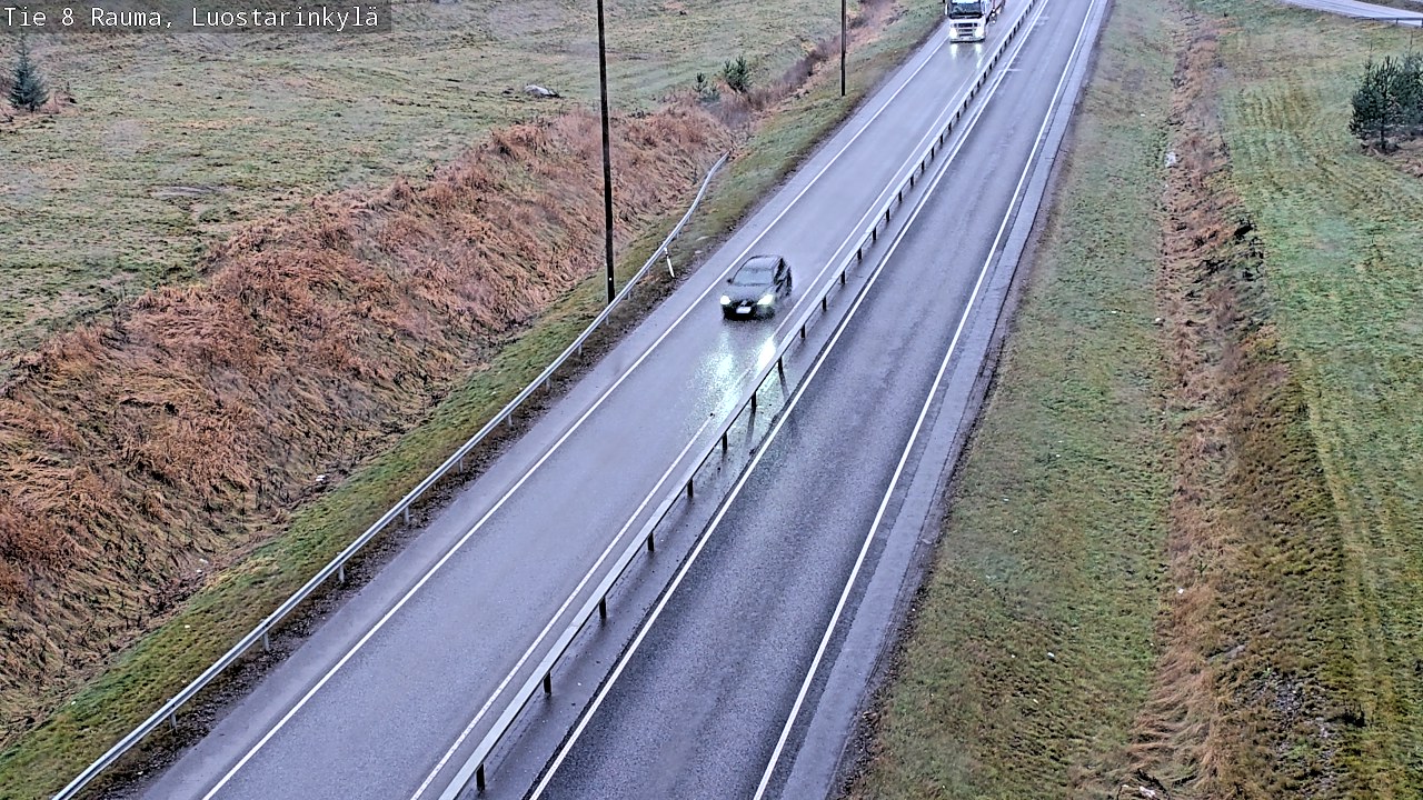 Weather Camera Image Väg 8 Raumo, Luostarinkylä, Rauma, Satakunta