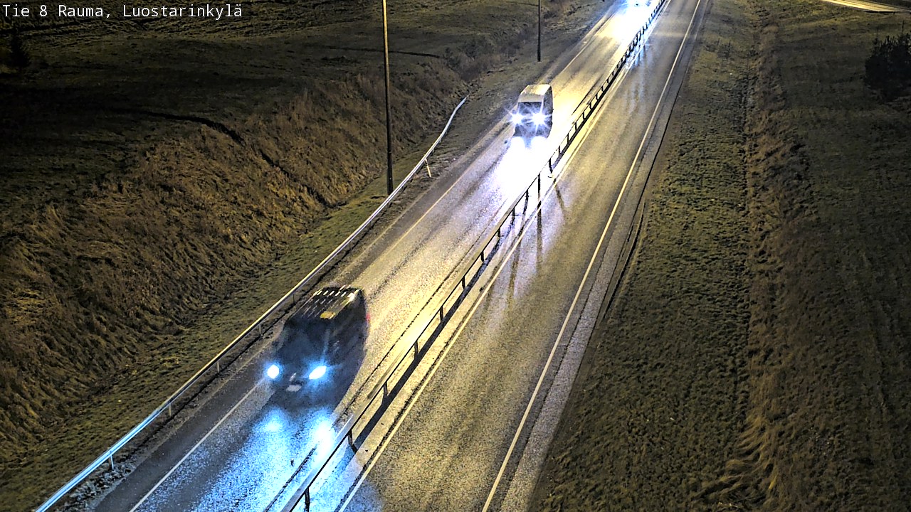 Weather Camera Image Väg 8 Raumo, Luostarinkylä, Rauma, Satakunta