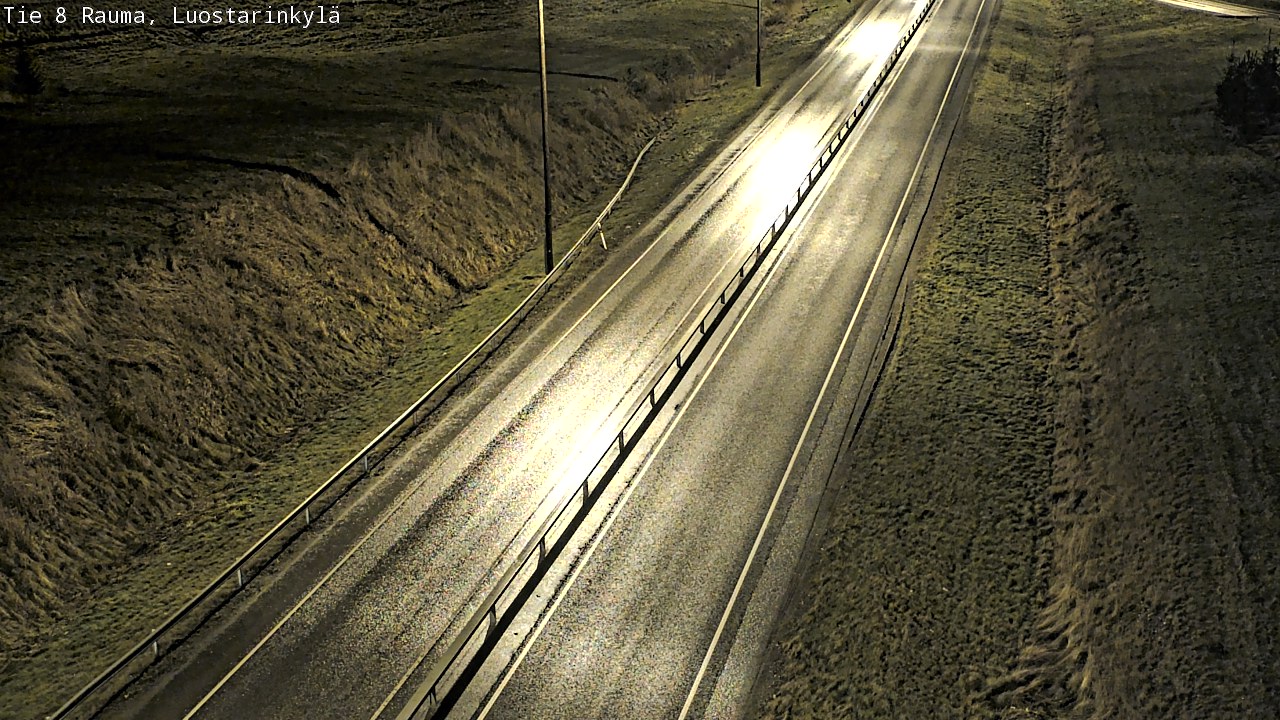 Weather Camera Image Väg 8 Raumo, Luostarinkylä, Rauma, Satakunta