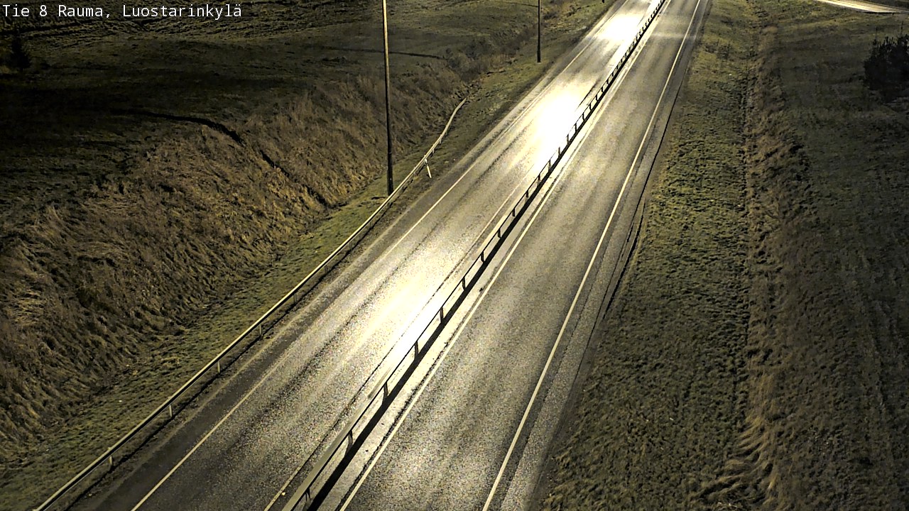 Weather Camera Image Väg 8 Raumo, Luostarinkylä, Rauma, Satakunta