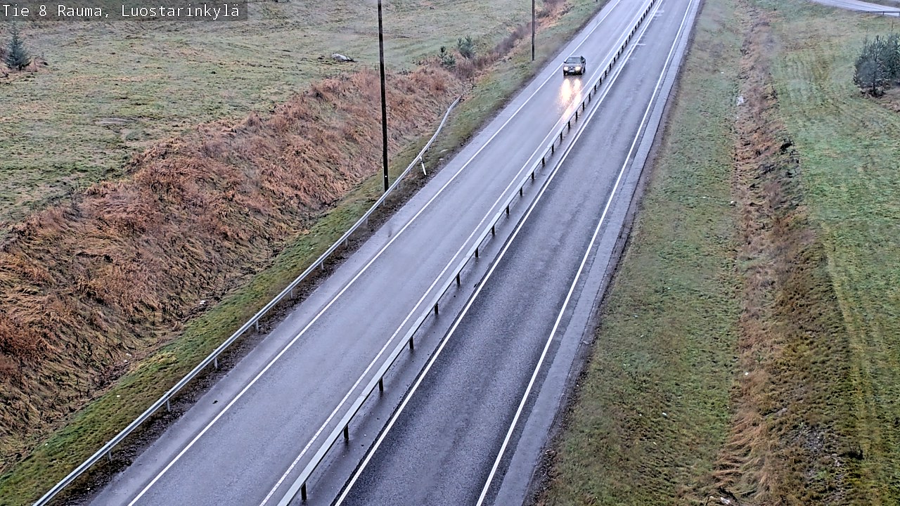 Weather Camera Image Väg 8 Raumo, Luostarinkylä, Rauma, Satakunta