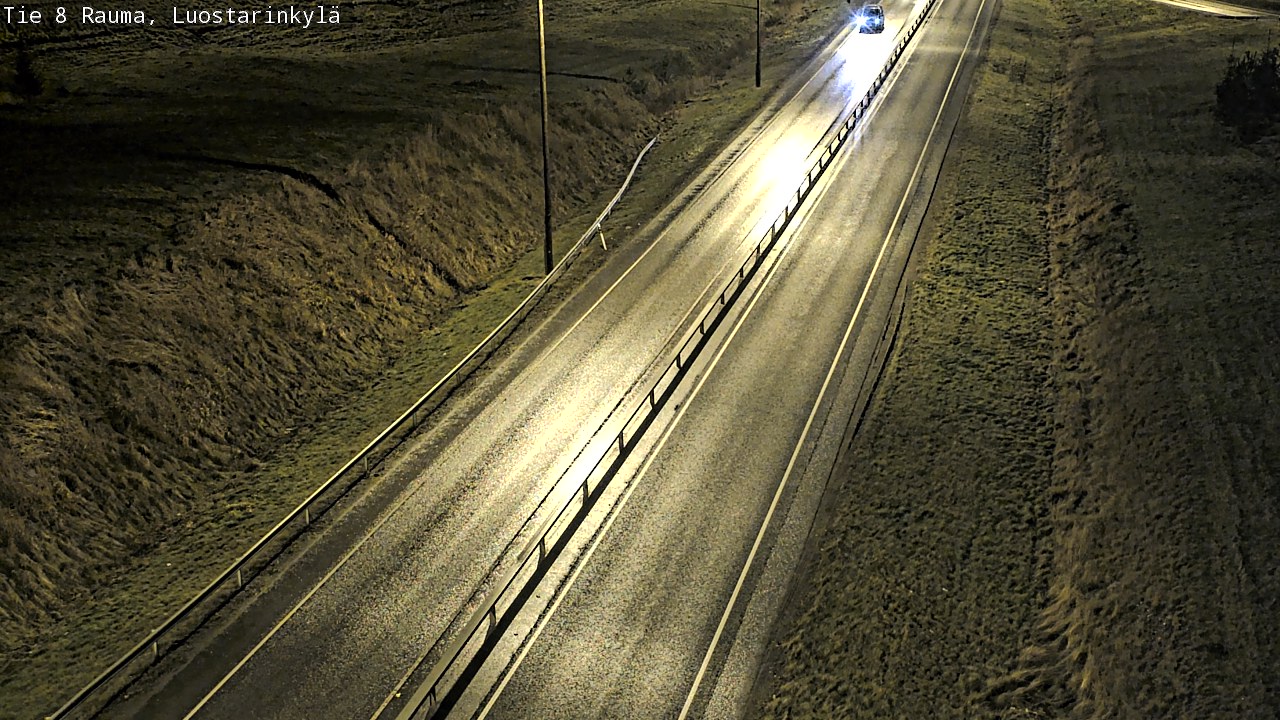 Weather Camera Image Väg 8 Raumo, Luostarinkylä, Rauma, Satakunta