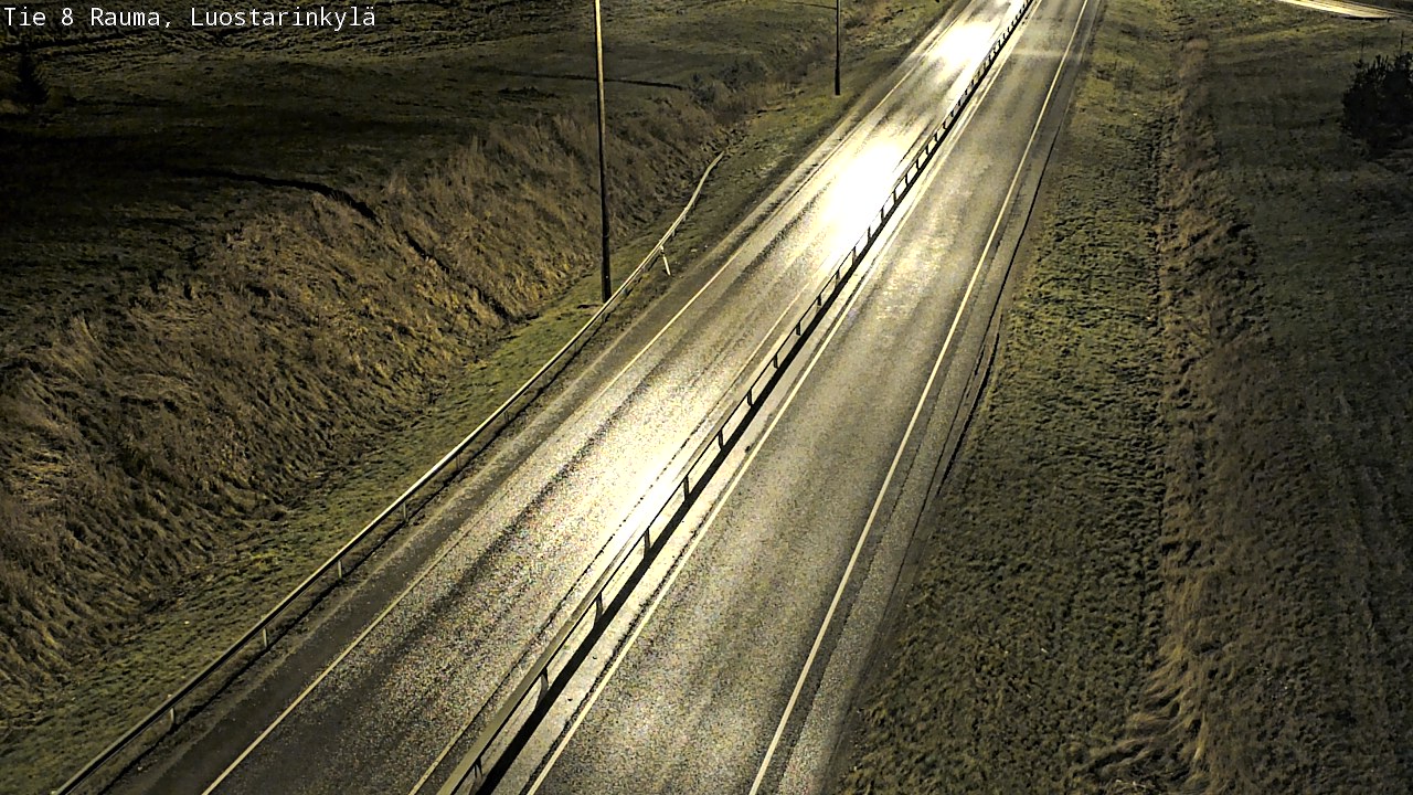 Weather Camera Image Väg 8 Raumo, Luostarinkylä, Rauma, Satakunta