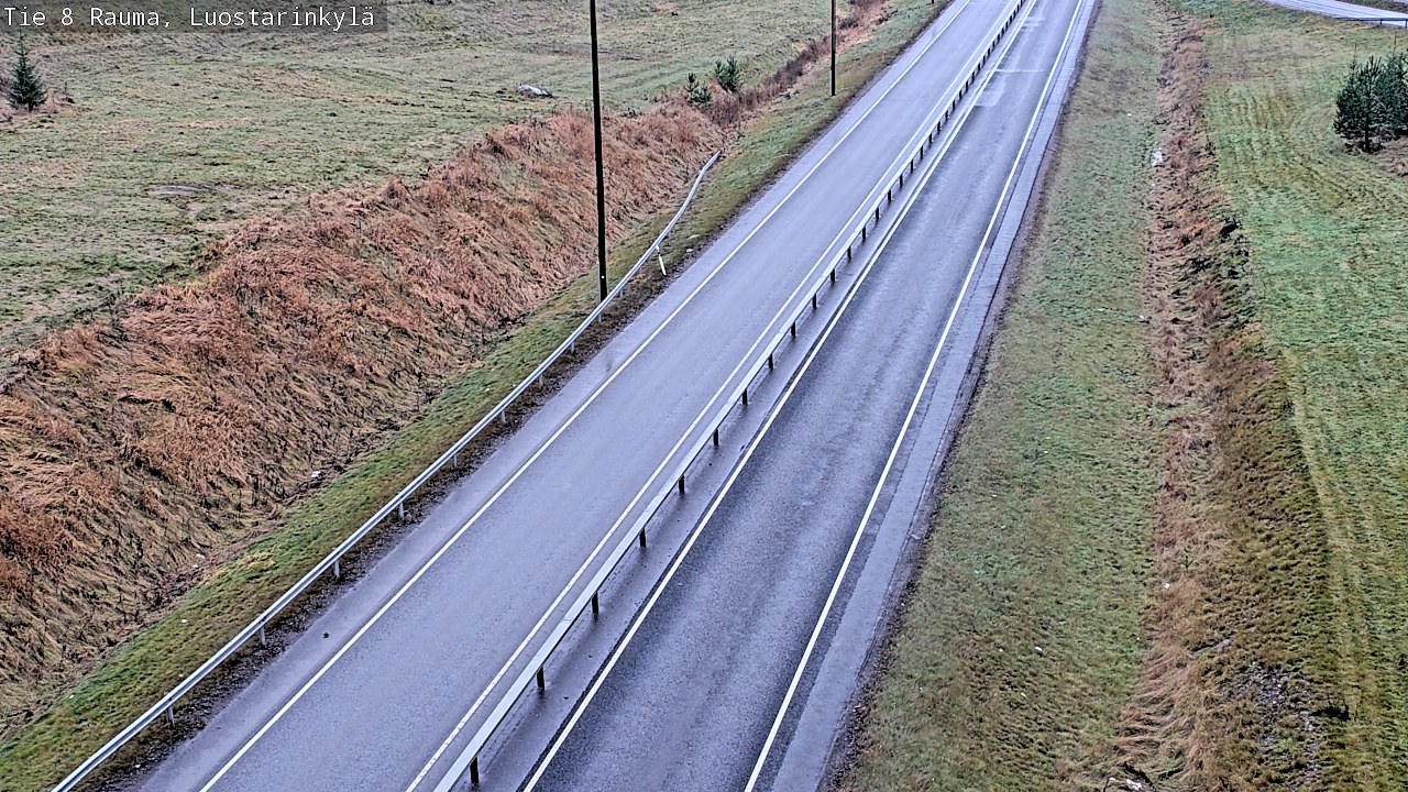 Weather Camera Image Väg 8 Raumo, Luostarinkylä, Rauma, Satakunta