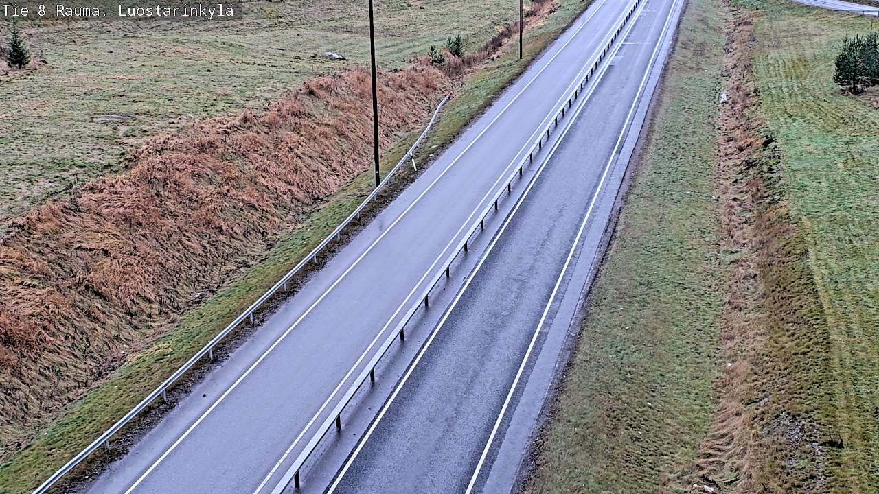 Weather Camera Image Väg 8 Raumo, Luostarinkylä, Rauma, Satakunta