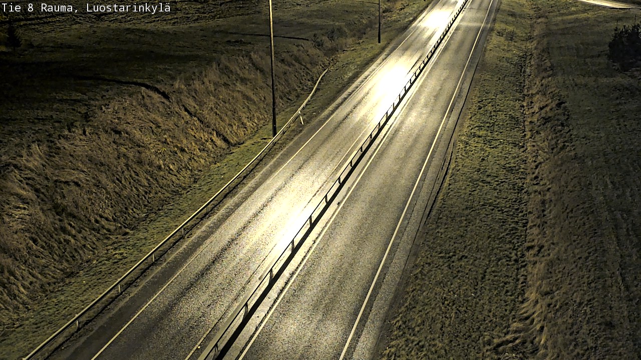 Weather Camera Image Väg 8 Raumo, Luostarinkylä, Rauma, Satakunta