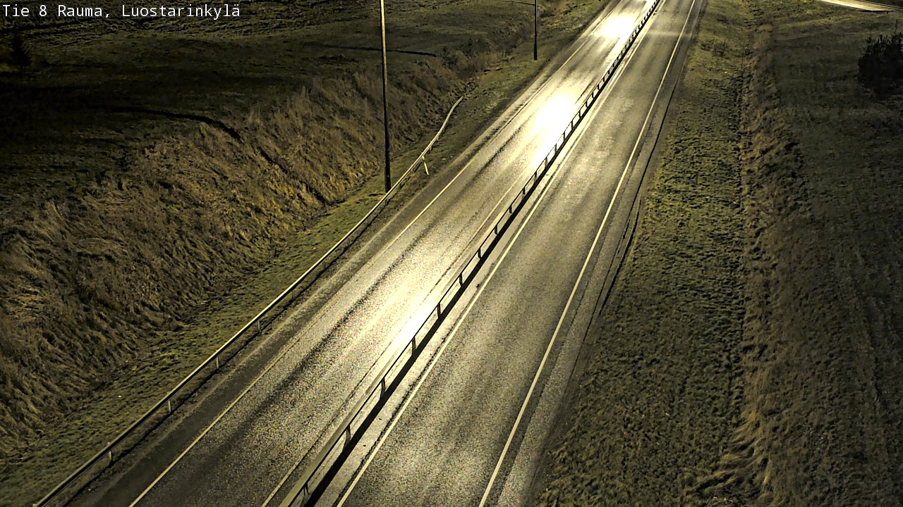 Weather Camera Image Väg 8 Raumo, Luostarinkylä, Rauma, Satakunta