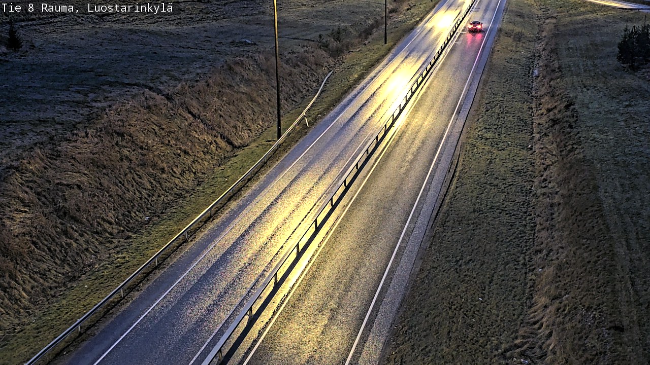 Weather Camera Image Väg 8 Raumo, Luostarinkylä, Rauma, Satakunta
