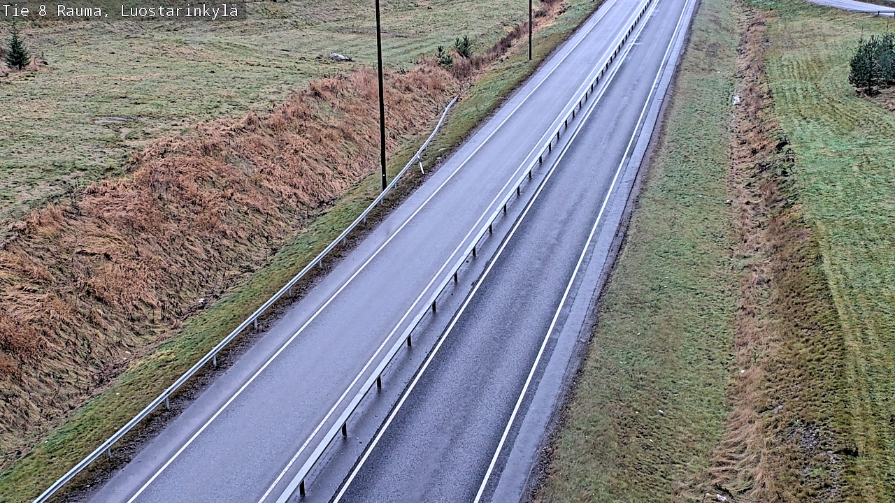 Weather Camera Image Väg 8 Raumo, Luostarinkylä, Rauma, Satakunta