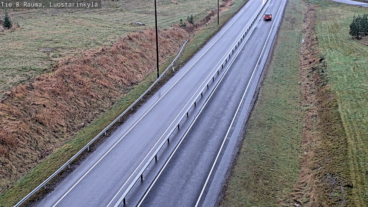 Weather Camera Image Väg 8 Raumo, Luostarinkylä, Rauma, Satakunta