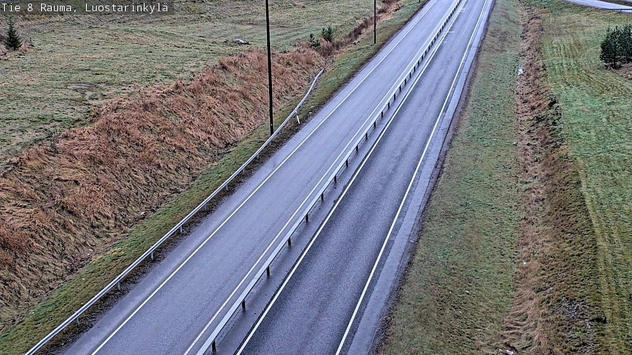 Weather Camera Image Väg 8 Raumo, Luostarinkylä, Rauma, Satakunta