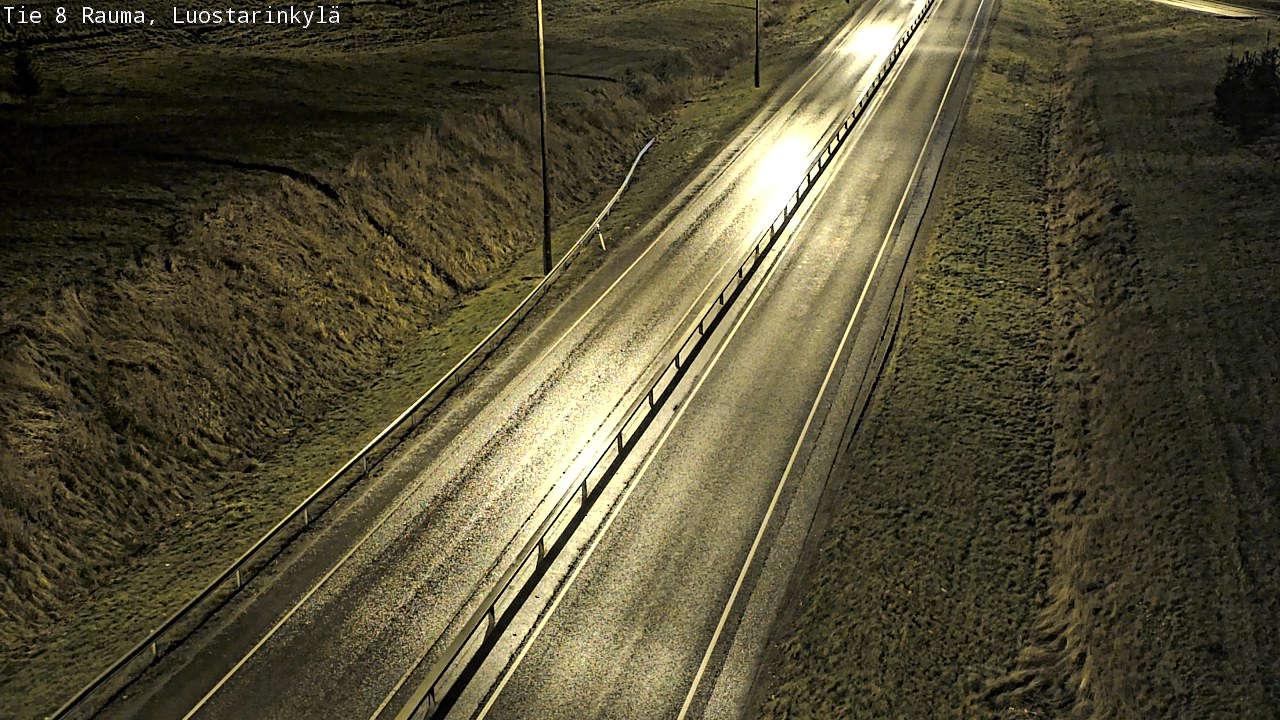 Weather Camera Image Väg 8 Raumo, Luostarinkylä, Rauma, Satakunta