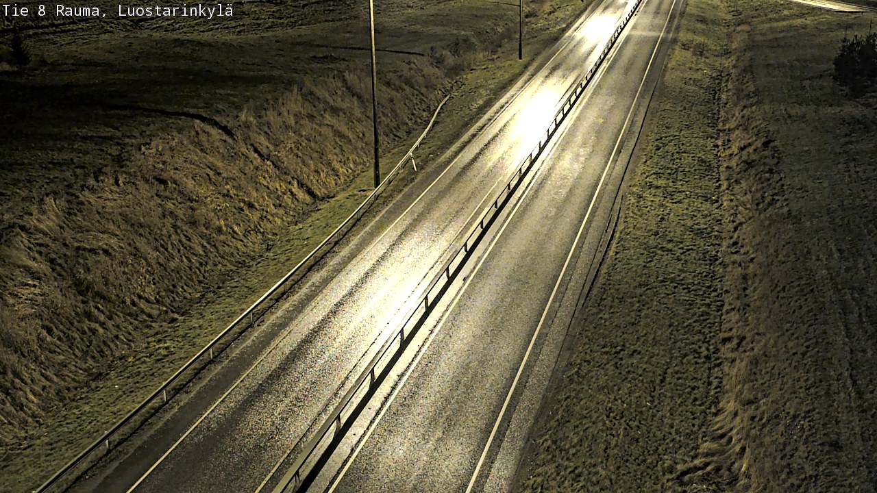Weather Camera Image Väg 8 Raumo, Luostarinkylä, Rauma, Satakunta