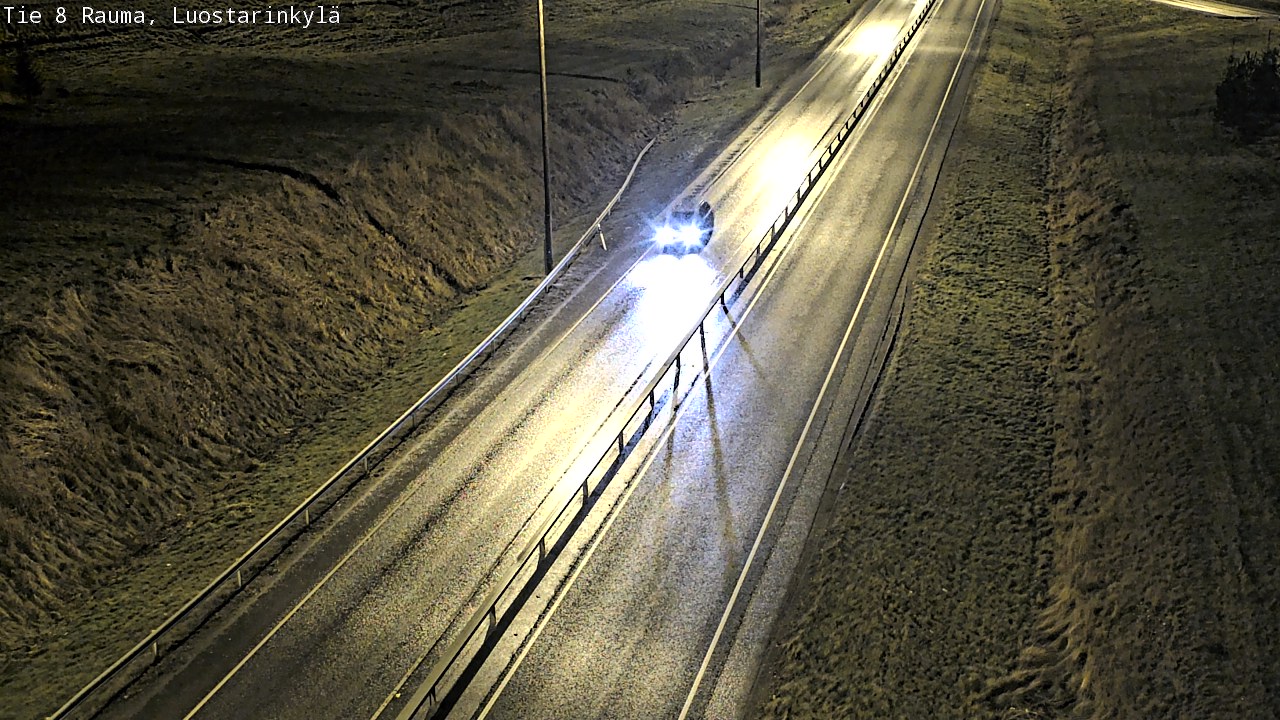 Weather Camera Image Väg 8 Raumo, Luostarinkylä, Rauma, Satakunta