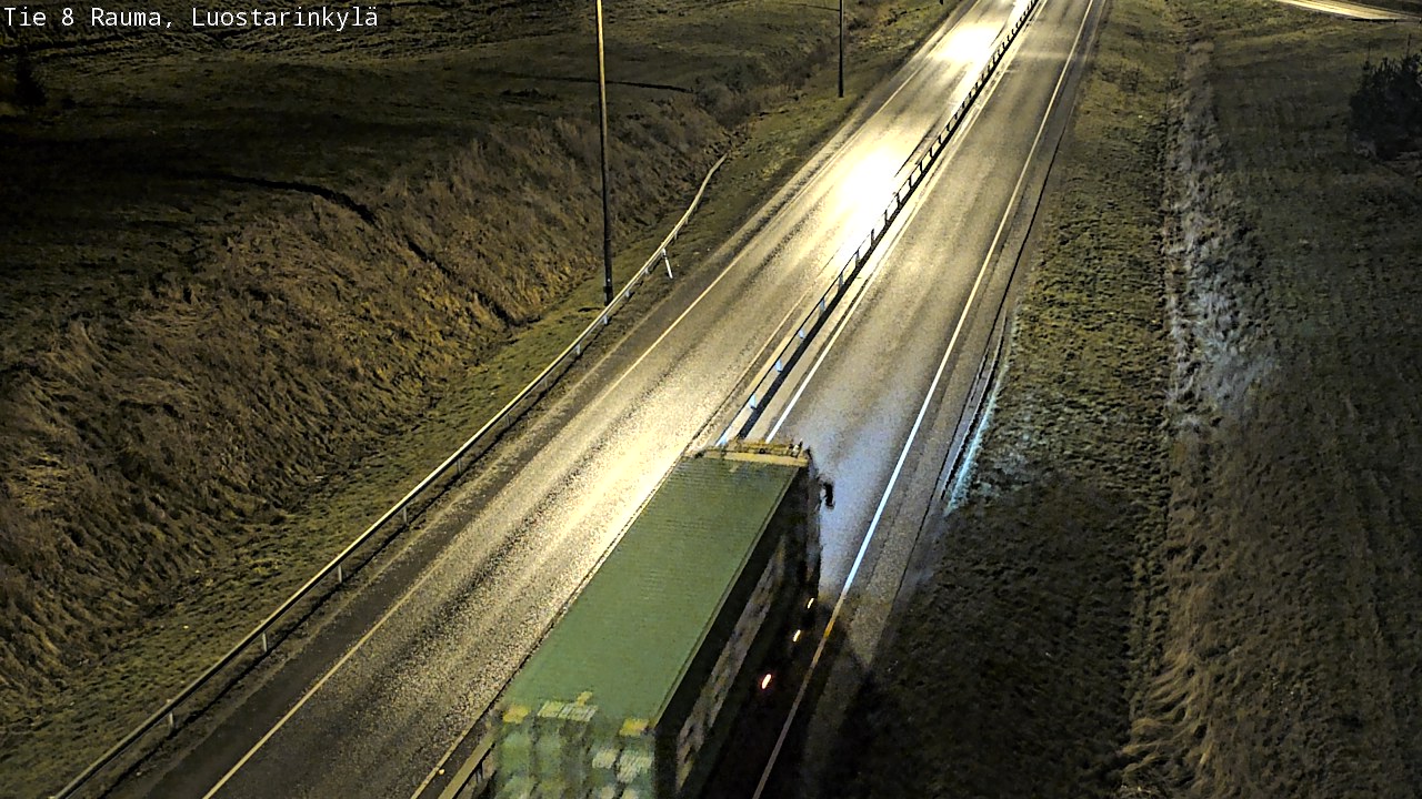 Weather Camera Image Väg 8 Raumo, Luostarinkylä, Rauma, Satakunta