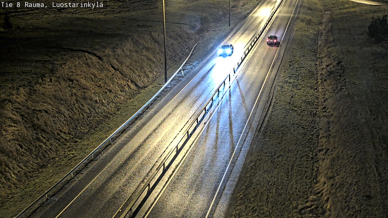 Weather Camera Image Väg 8 Raumo, Luostarinkylä, Rauma, Satakunta
