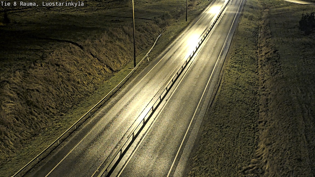 Weather Camera Image Väg 8 Raumo, Luostarinkylä, Rauma, Satakunta