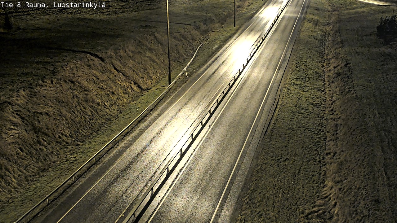 Weather Camera Image Väg 8 Raumo, Luostarinkylä, Rauma, Satakunta
